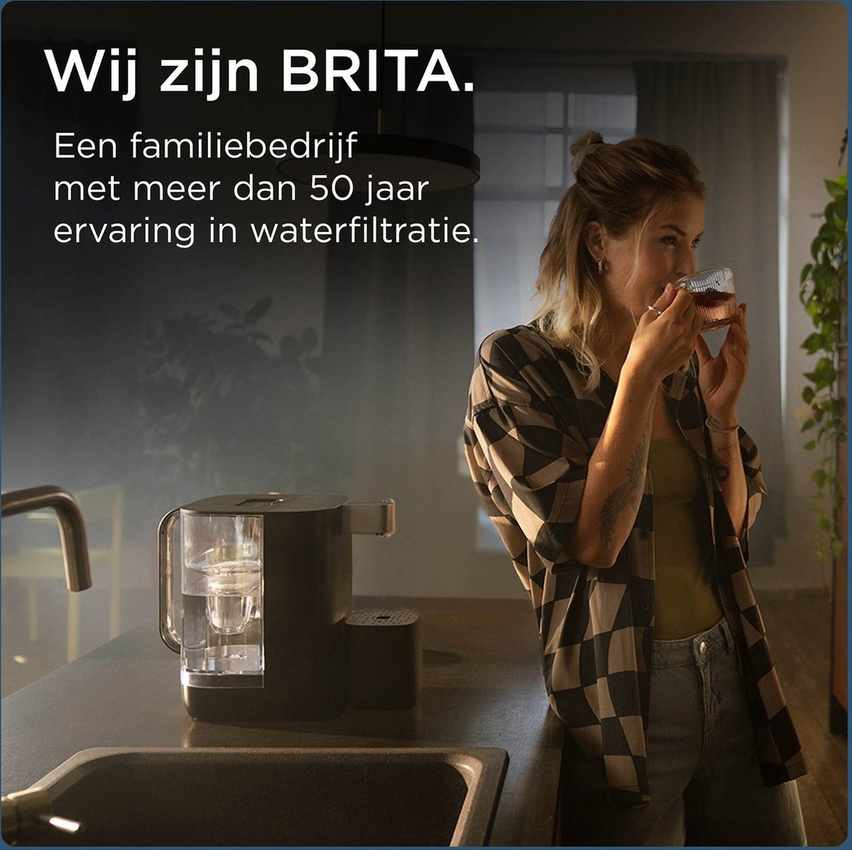 BRITA Cube waterdispenser en theemachine Zwart
