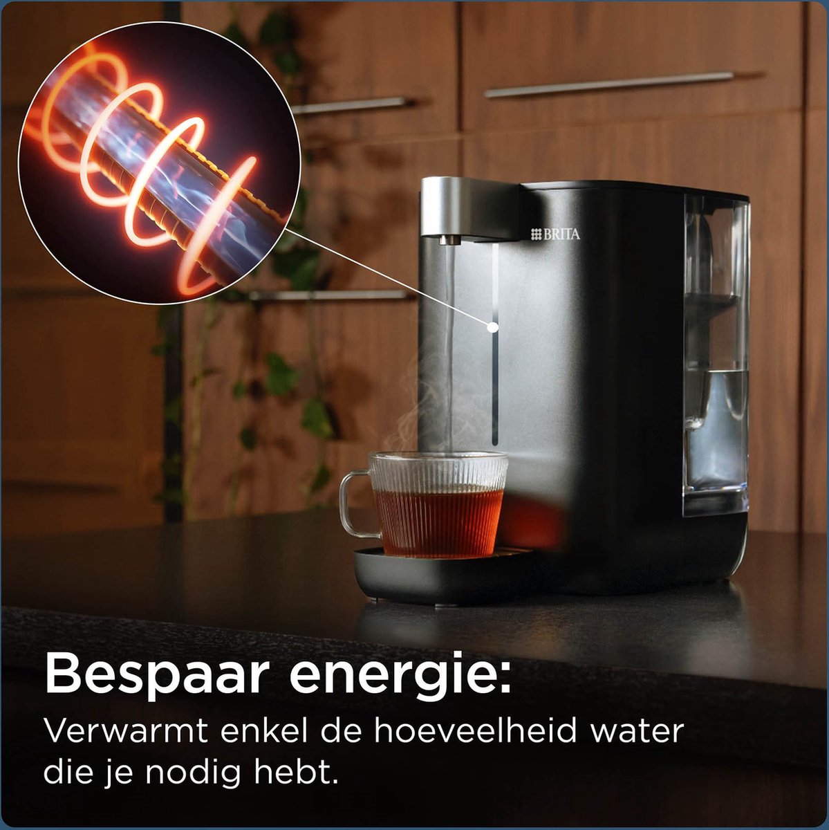 BRITA Cube waterdispenser en theemachine Zwart