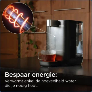 BRITA Cube waterdispenser en theemachine Zwart