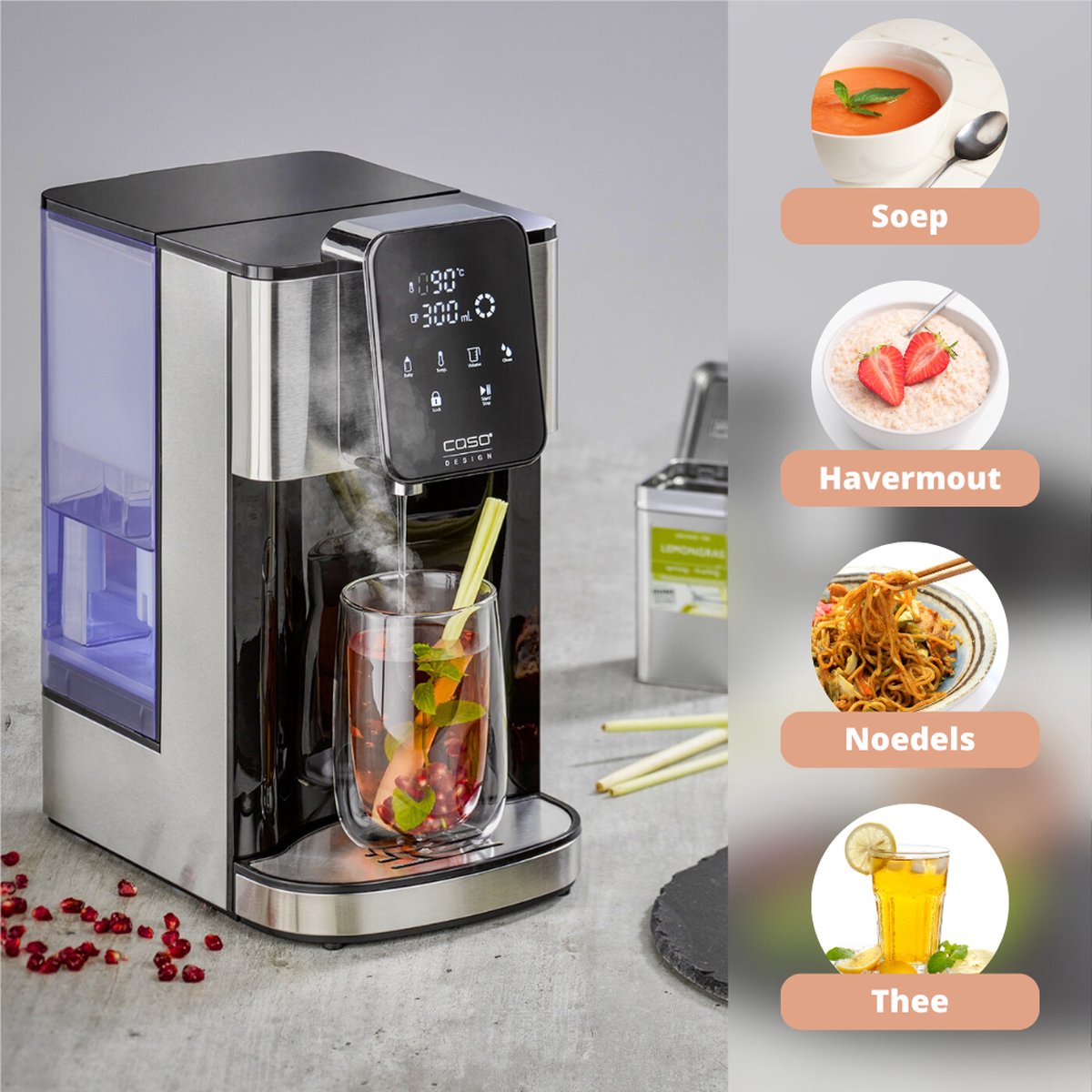 CASO HW 1660 heetwaterdispenser 4L