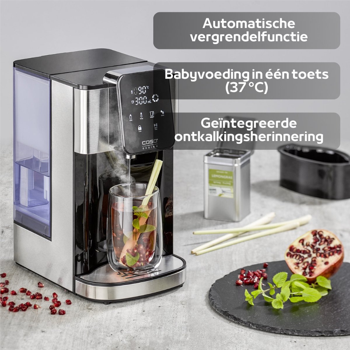 CASO HW 1660 heetwaterdispenser 4L