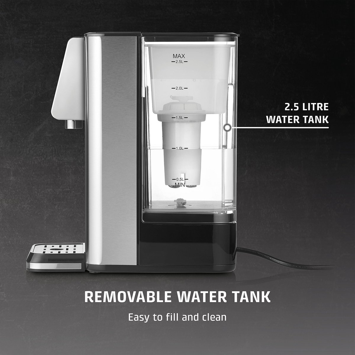 Caso HW 620 Heetwaterdispenser 2.5L