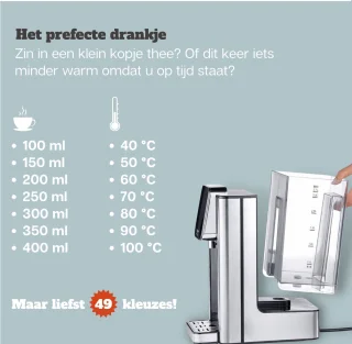 Caso HW660 Heetwaterdispenser 2.7L 2600W