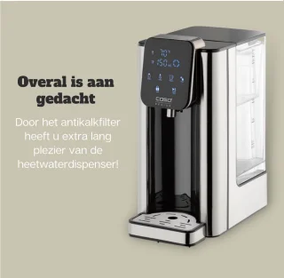 Caso HW660 Heetwaterdispenser 2.7L 2600W
