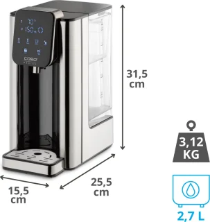 Caso HW660 Heetwaterdispenser 2.7L 2600W