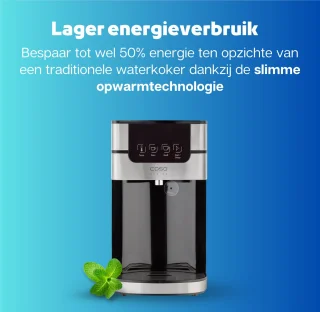 CASO PerfectCup 1000 Pro heetwaterdispenser 4L