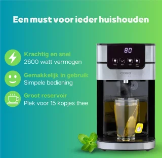 CASO PerfectCup 1000 Pro heetwaterdispenser 4L