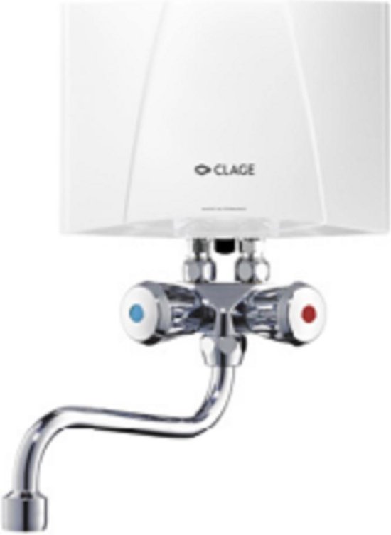 Clage M7 SMB elektrische doorstroomverwarmer 6500W bovenbouw met kraan