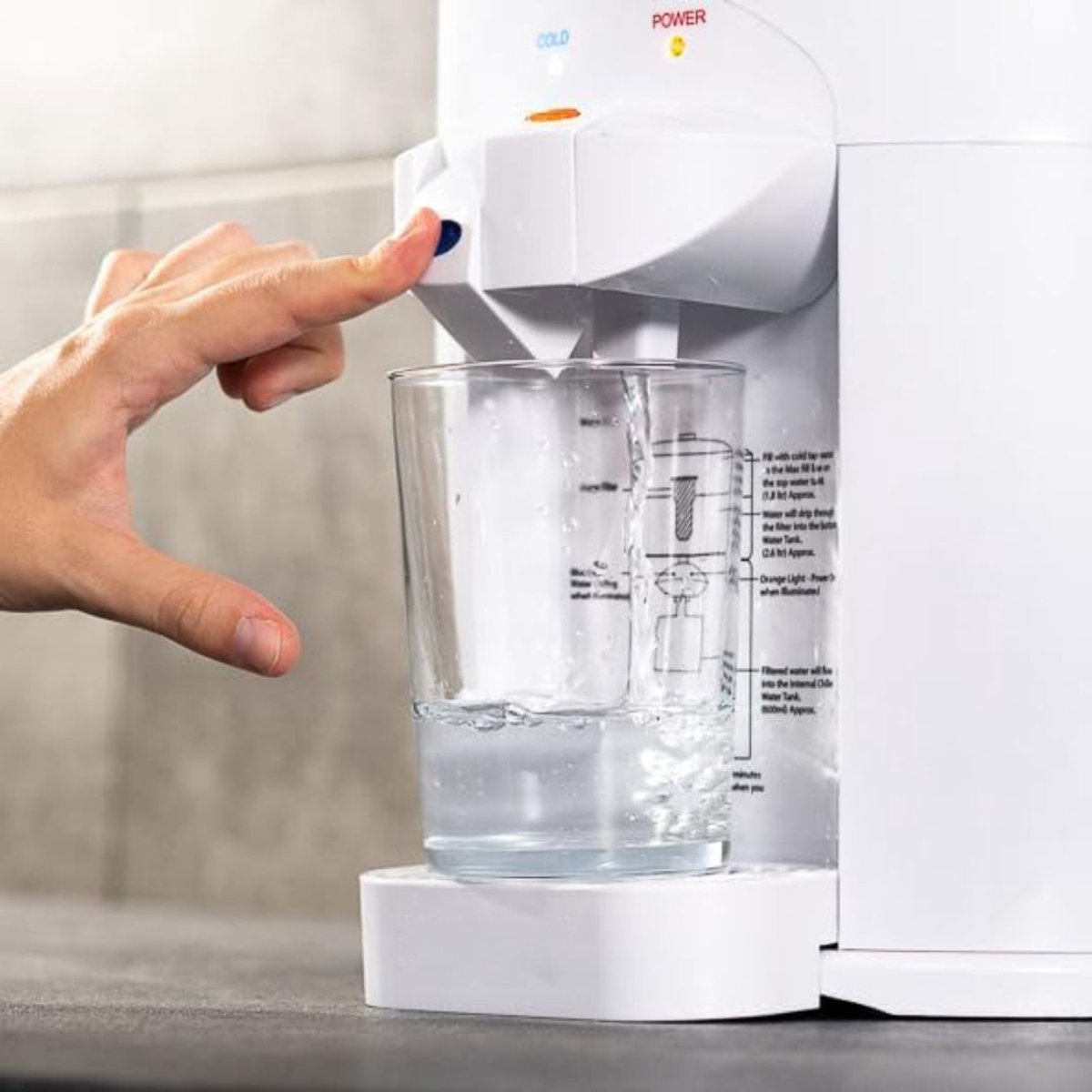 CLGP Waterdispenser Koud Water Wit