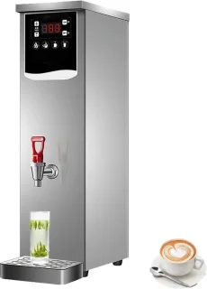 Commerciële Boiler 10L - Professionele Waterkoker Zilverkleurig