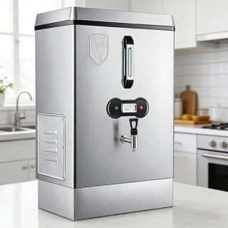 Commerciële boiler Warmwaterdispenser Zilver