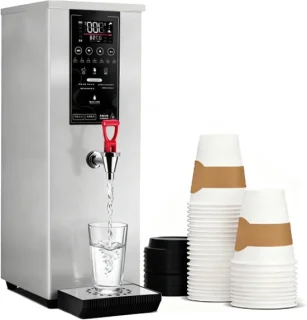 Commerciële heetwaterdispenser 25 liter zilver