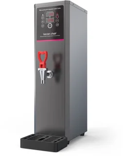Commerciële roestvrijstalen warmwaterdispenser, 15 liter