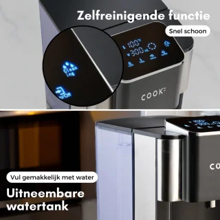 COOK-IT Heetwaterdispenser 4L digitaal