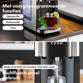 COOK-IT Heetwaterdispenser 4L digitaal