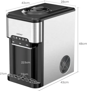 COSTWAY waterdispenser en ijsmachine