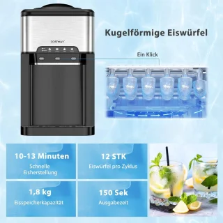 COSTWAY waterdispenser en ijsmachine