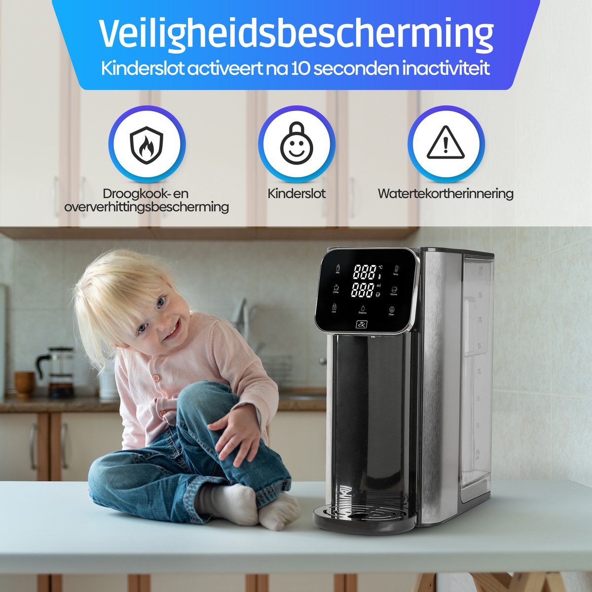 CuisineKing Heetwaterdispenser V2 4.0L