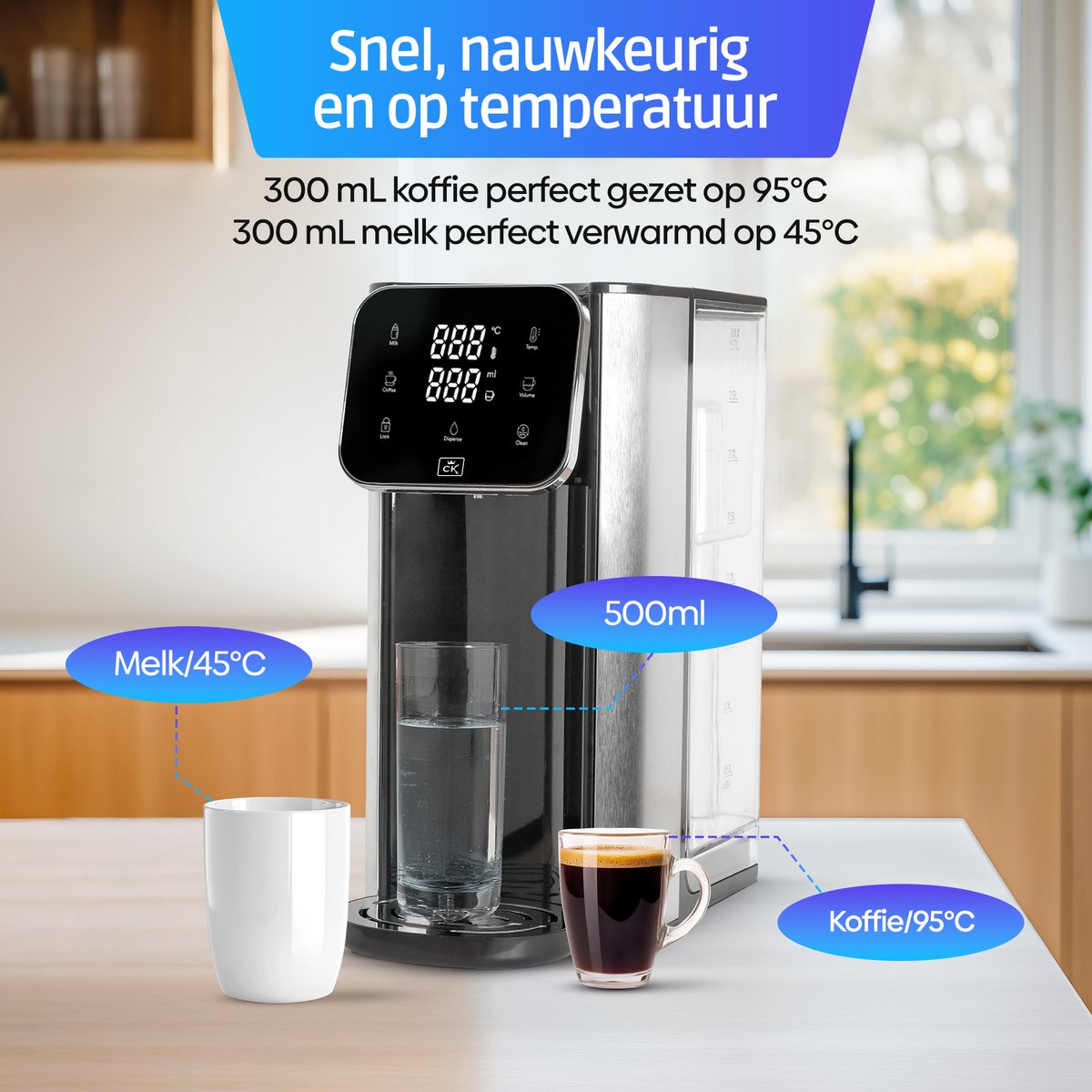 CuisineKing Heetwaterdispenser V2 4.0L