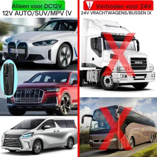 DailySupplies® 12v Waterkoker Auto Zwart