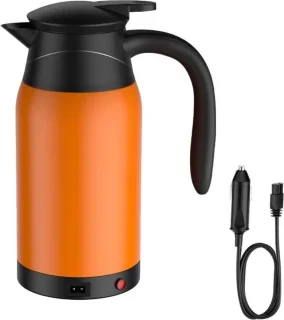 DailySupplies® Auto Waterkoker 12V Oranje/Zwart