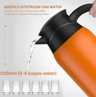 DailySupplies® Auto Waterkoker 12V Oranje/Zwart