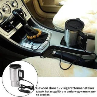 DailySupplies® Auto Waterkoker 12V Zilver