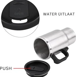 DailySupplies® Auto Waterkoker 12V Zilver
