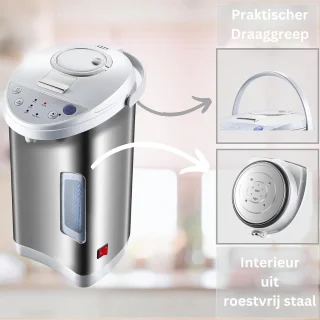 DailySupplies® Luxe Heetwaterdispenser Roestvrij Staal