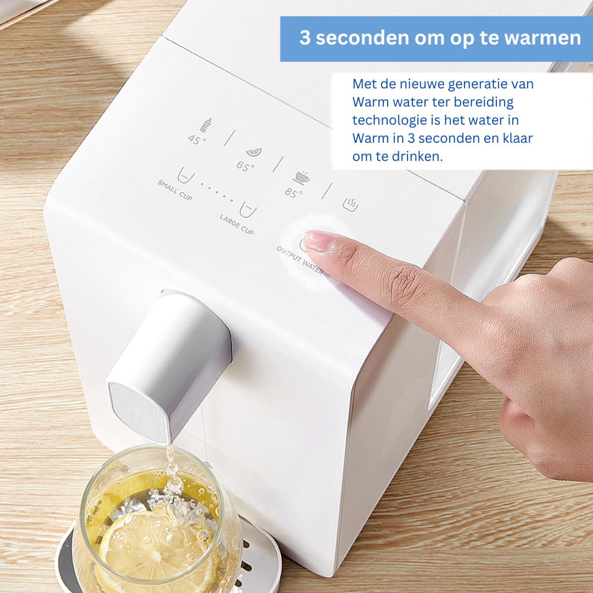 DailySupplies® Luxe Heetwaterdispenser Wit