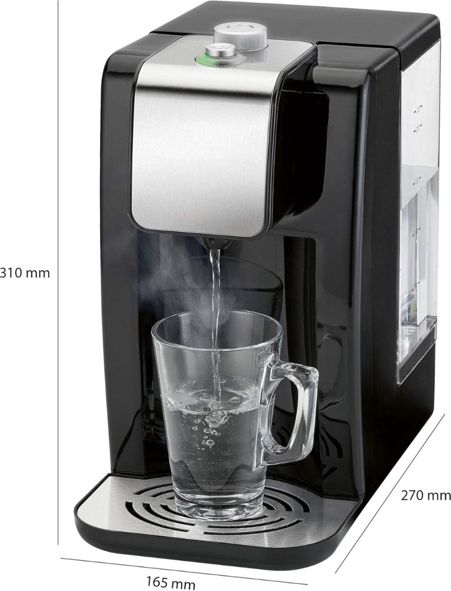 DailySupplies Luxe Heetwaterdispenser Zwart