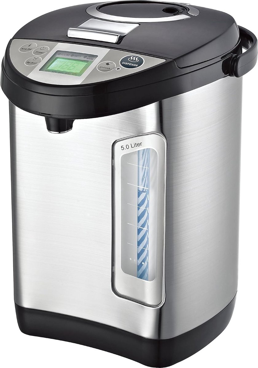 DailySupplies® Luxe Heetwaterdispenser Zwart Zilver