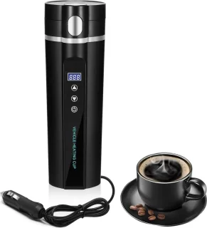 DailySupplies Waterkoker 12V Auto Zwart