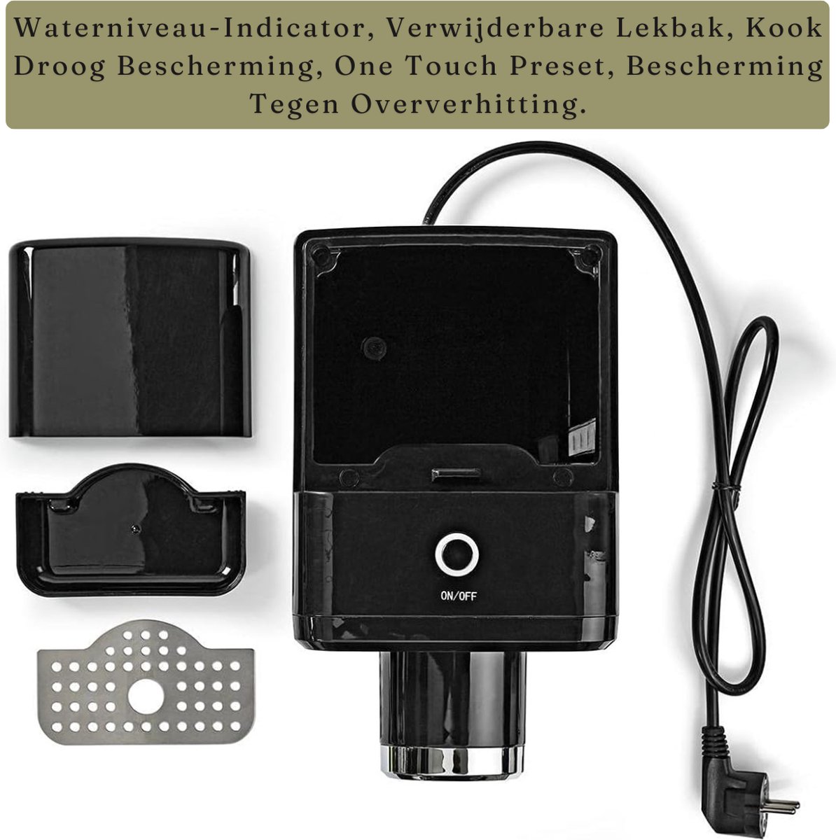 DD Instant Waterkoker 2.5L met Waterfilter
