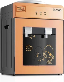Desktop waterdispenser roze goud