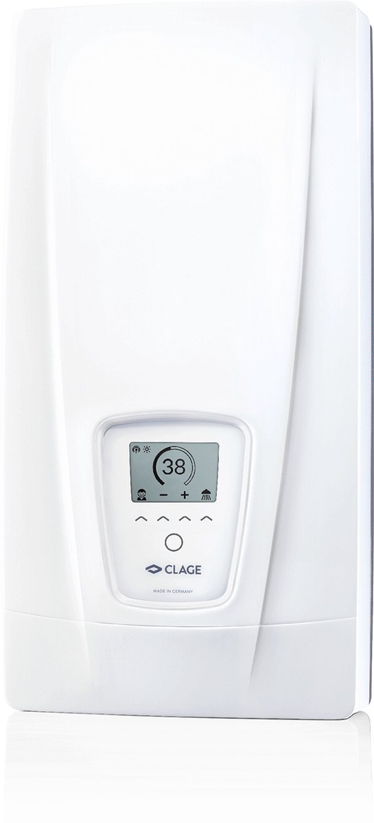 De DEX Next comfortmodel elektronische doorstroomverwarmer 18-27 kW in één oogopslag