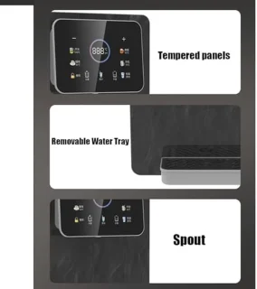Direct hete water dispenser wandmontage