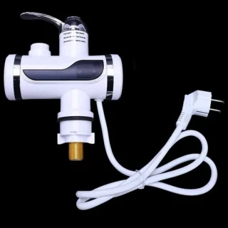 Direct verwarmbaar tapkraan met lcd-display