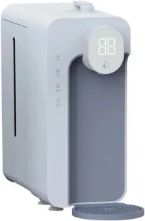 Direct verwarmende waterdispenser met pomp - blauw