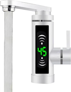 Direct warmwater kraan met digitaal display