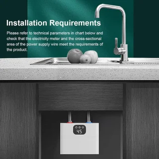 Directe elektrische warmwaterboiler