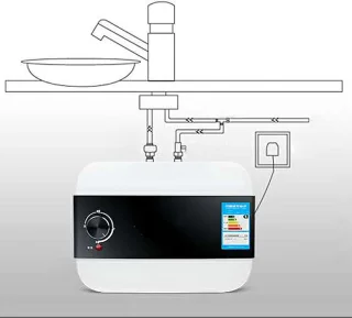 Directe onderbouw warmwaterboiler