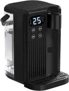 Directe waterverwarmer, heetwaterdispenser boiler, 3 liter zwart