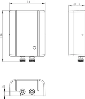 Doorstroomboiler 5,5 kW - G 3/8 aansluiting