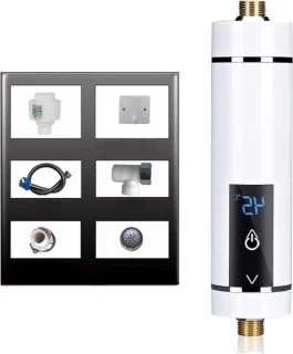 Doorstroomboiler 5500 Watt wit