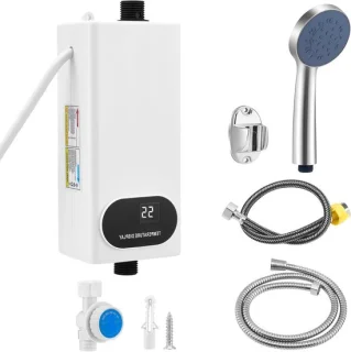 Doorstroomboiler 5500 watt wit