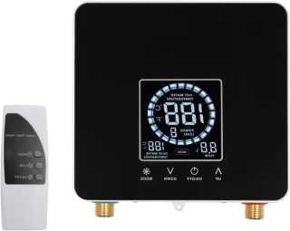 Doorstroomboiler 7500 watt zwart