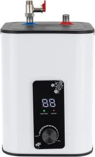 Doorstroomboiler 8 liter wit zwart