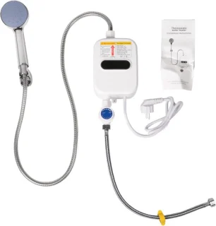 Doorstroomboiler Douche 3500W Zilver-wit