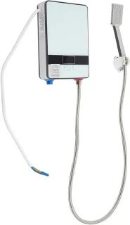 Doorstroomboiler douche - elektrische boiler mini - 6500 w - wit